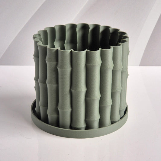 Maceta Trama - Bambú